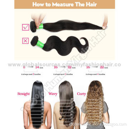 100% Brazilian Virgin Human Hair Weave, Wavy Body Wave, Low PriceNew